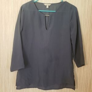 Banana Republic Lightweight Blouse With Silver